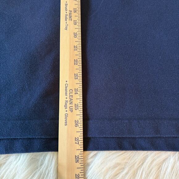 Disney Parks Polo Shirt Mens M Cotton Blend Knit Embroidered Grumpy Dwarf Blue - Picture 8 of 9